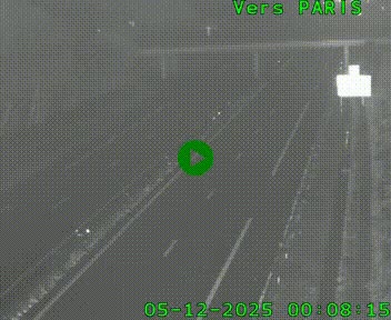 <h2>Caméra routière sur l'autoroute A20 au nord de Limoges, à la jonction avec la N520. Vue orientée vers Paris</h2>