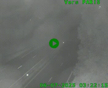 <h2>Caméra routière sur l'autoroute A20 au nord de Limoges, à la jonction avec la N520. Vue orientée vers Paris</h2>