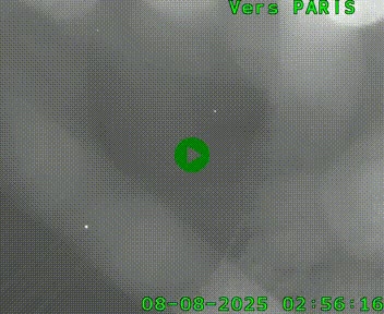 <h2>Caméra routière sur l'autoroute A20 au nord de Limoges, à la jonction avec la N520. Vue orientée vers Paris</h2>