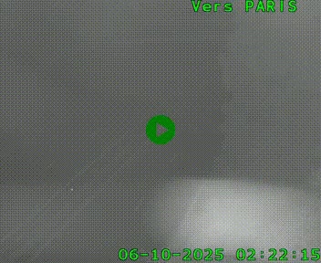 <h2>Caméra routière sur l'autoroute A20 au nord de Limoges, à la jonction avec la N520. Vue orientée vers Paris</h2>