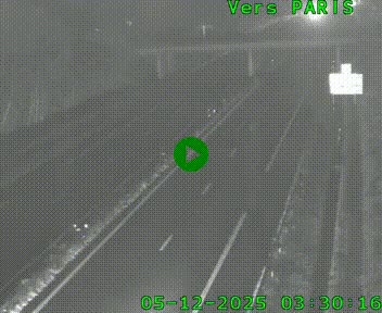 <h2>Caméra routière sur l'autoroute A20 au nord de Limoges, à la jonction avec la N520. Vue orientée vers Paris</h2>
