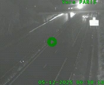 <h2>Caméra routière sur l'autoroute A20 au nord de Limoges, à la jonction avec la N520. Vue orientée vers Paris</h2>