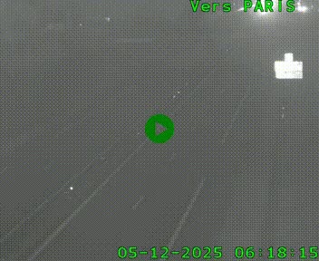 <h2>Caméra routière sur l'autoroute A20 au nord de Limoges, à la jonction avec la N520. Vue orientée vers Paris</h2>