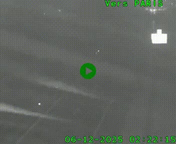 <h2>Caméra routière sur l'autoroute A20 au nord de Limoges, à la jonction avec la N520. Vue orientée vers Paris</h2>