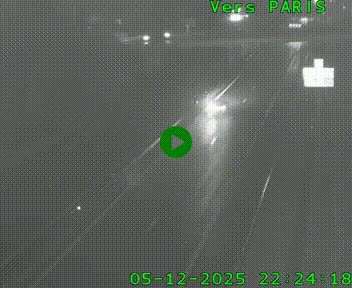 <h2>Caméra routière sur l'autoroute A20 au nord de Limoges, à la jonction avec la N520. Vue orientée vers Paris</h2>