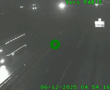 <h2>Caméra routière sur l'autoroute A20 au nord de Limoges, à la jonction avec la N520. Vue orientée vers Paris</h2>