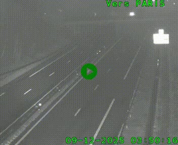 <h2>Caméra routière sur l'autoroute A20 au nord de Limoges, à la jonction avec la N520. Vue orientée vers Paris</h2>
