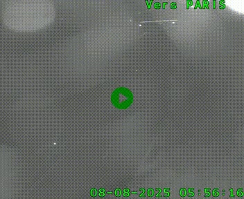 <h2>Caméra routière sur l'autoroute A20 au nord de Limoges, à la jonction avec la N520. Vue orientée vers Paris</h2>
