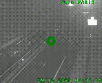 <h2>Caméra routière sur l'autoroute A20 au nord de Limoges, à la jonction avec la N520. Vue orientée vers Paris</h2>