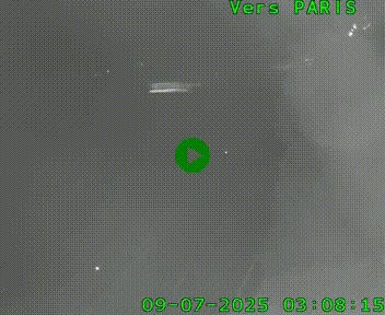 <h2>Caméra routière sur l'autoroute A20 au nord de Limoges, à la jonction avec la N520. Vue orientée vers Paris</h2>