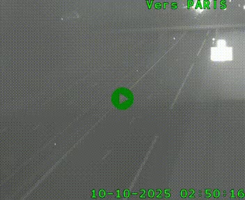 <h2>Caméra routière sur l'autoroute A20 au nord de Limoges, à la jonction avec la N520. Vue orientée vers Paris</h2>
