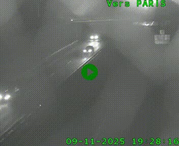 <h2>Caméra routière sur l'autoroute A20 au nord de Limoges, à la jonction avec la N520. Vue orientée vers Paris</h2>