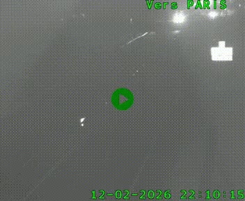 <h2>Caméra routière sur l'autoroute A20 au nord de Limoges, à la jonction avec la N520. Vue orientée vers Paris</h2>