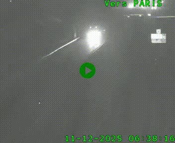 <h2>Caméra routière sur l'autoroute A20 au nord de Limoges, à la jonction avec la N520. Vue orientée vers Paris</h2>