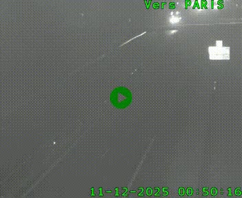 <h2>Caméra routière sur l'autoroute A20 au nord de Limoges, à la jonction avec la N520. Vue orientée vers Paris</h2>