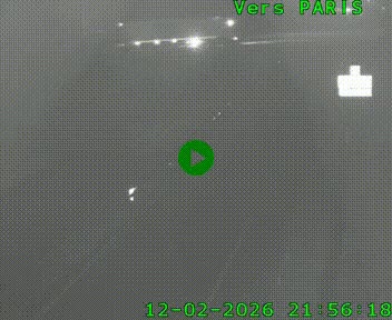 <h2>Caméra routière sur l'autoroute A20 au nord de Limoges, à la jonction avec la N520. Vue orientée vers Paris</h2>