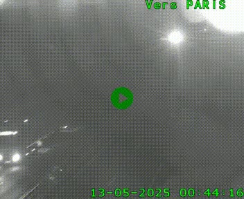 <h2>Caméra routière sur l'autoroute A20 au nord de Limoges, à la jonction avec la N520. Vue orientée vers Paris</h2>