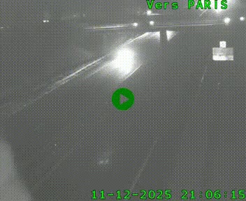 <h2>Caméra routière sur l'autoroute A20 au nord de Limoges, à la jonction avec la N520. Vue orientée vers Paris</h2>