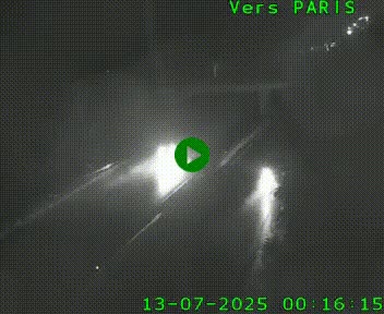 <h2>Caméra routière sur l'autoroute A20 au nord de Limoges, à la jonction avec la N520. Vue orientée vers Paris</h2>