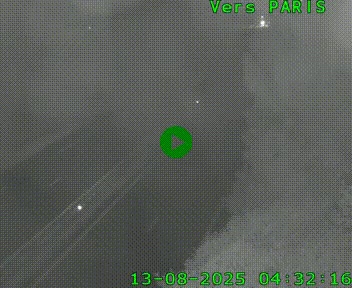 <h2>Caméra routière sur l'autoroute A20 au nord de Limoges, à la jonction avec la N520. Vue orientée vers Paris</h2>
