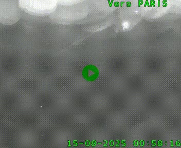 <h2>Caméra routière sur l'autoroute A20 au nord de Limoges, à la jonction avec la N520. Vue orientée vers Paris</h2>