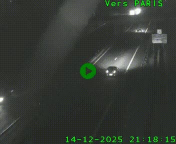 <h2>Caméra routière sur l'autoroute A20 au nord de Limoges, à la jonction avec la N520. Vue orientée vers Paris</h2>