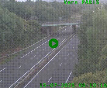 <h2>Caméra routière sur l'autoroute A20 au nord de Limoges, à la jonction avec la N520. Vue orientée vers Paris</h2>