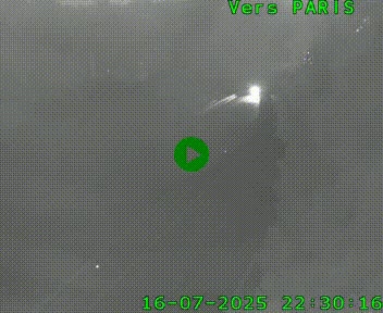 <h2>Caméra routière sur l'autoroute A20 au nord de Limoges, à la jonction avec la N520. Vue orientée vers Paris</h2>
