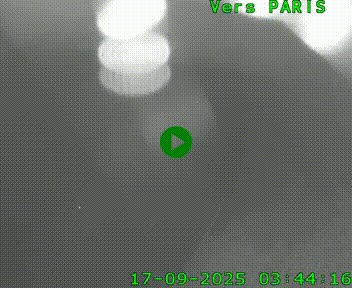<h2>Caméra routière sur l'autoroute A20 au nord de Limoges, à la jonction avec la N520. Vue orientée vers Paris</h2>