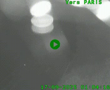 <h2>Caméra routière sur l'autoroute A20 au nord de Limoges, à la jonction avec la N520. Vue orientée vers Paris</h2>