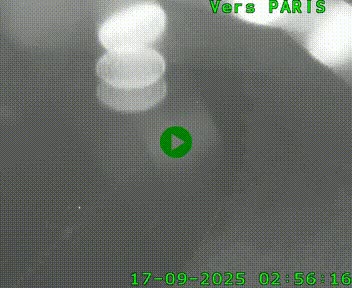 <h2>Caméra routière sur l'autoroute A20 au nord de Limoges, à la jonction avec la N520. Vue orientée vers Paris</h2>