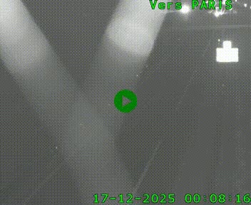 <h2>Caméra routière sur l'autoroute A20 au nord de Limoges, à la jonction avec la N520. Vue orientée vers Paris</h2>