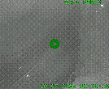 <h2>Caméra routière sur l'autoroute A20 au nord de Limoges, à la jonction avec la N520. Vue orientée vers Paris</h2>