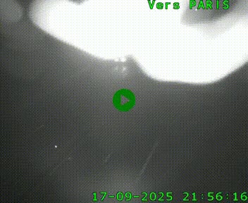 <h2>Caméra routière sur l'autoroute A20 au nord de Limoges, à la jonction avec la N520. Vue orientée vers Paris</h2>