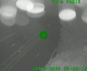 <h2>Caméra routière sur l'autoroute A20 au nord de Limoges, à la jonction avec la N520. Vue orientée vers Paris</h2>