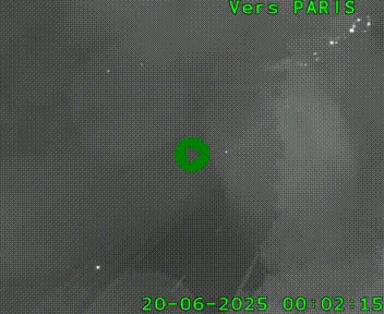 <h2>Caméra routière sur l'autoroute A20 au nord de Limoges, à la jonction avec la N520. Vue orientée vers Paris</h2>