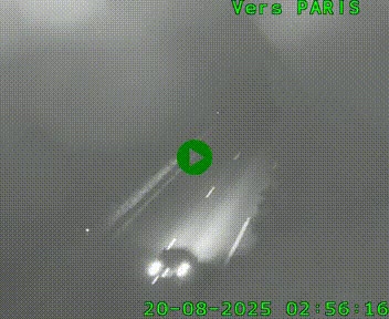 <h2>Caméra routière sur l'autoroute A20 au nord de Limoges, à la jonction avec la N520. Vue orientée vers Paris</h2>