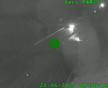 <h2>Caméra routière sur l'autoroute A20 au nord de Limoges, à la jonction avec la N520. Vue orientée vers Paris</h2>