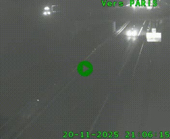 <h2>Caméra routière sur l'autoroute A20 au nord de Limoges, à la jonction avec la N520. Vue orientée vers Paris</h2>