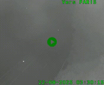 <h2>Caméra routière sur l'autoroute A20 au nord de Limoges, à la jonction avec la N520. Vue orientée vers Paris</h2>