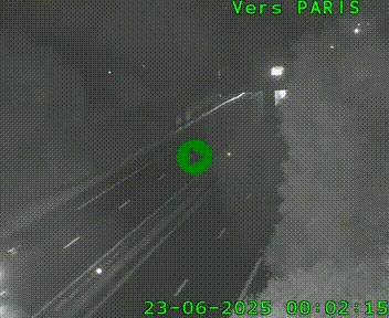 <h2>Caméra routière sur l'autoroute A20 au nord de Limoges, à la jonction avec la N520. Vue orientée vers Paris</h2>