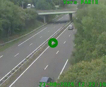 <h2>Caméra routière sur l'autoroute A20 au nord de Limoges, à la jonction avec la N520. Vue orientée vers Paris</h2>