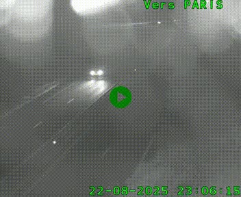 <h2>Caméra routière sur l'autoroute A20 au nord de Limoges, à la jonction avec la N520. Vue orientée vers Paris</h2>
