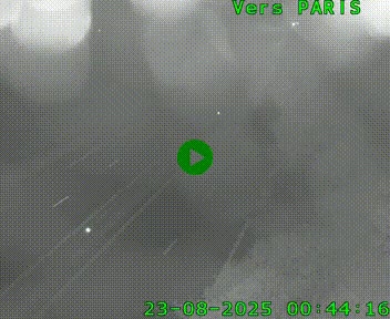 <h2>Caméra routière sur l'autoroute A20 au nord de Limoges, à la jonction avec la N520. Vue orientée vers Paris</h2>