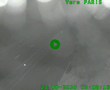 <h2>Caméra routière sur l'autoroute A20 au nord de Limoges, à la jonction avec la N520. Vue orientée vers Paris</h2>