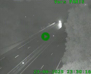 <h2>Caméra routière sur l'autoroute A20 au nord de Limoges, à la jonction avec la N520. Vue orientée vers Paris</h2>
