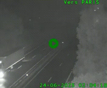 <h2>Caméra routière sur l'autoroute A20 au nord de Limoges, à la jonction avec la N520. Vue orientée vers Paris</h2>