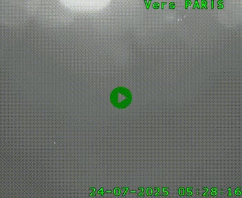 <h2>Caméra routière sur l'autoroute A20 au nord de Limoges, à la jonction avec la N520. Vue orientée vers Paris</h2>