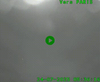 <h2>Caméra routière sur l'autoroute A20 au nord de Limoges, à la jonction avec la N520. Vue orientée vers Paris</h2>