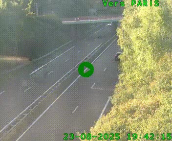 <h2>Caméra routière sur l'autoroute A20 au nord de Limoges, à la jonction avec la N520. Vue orientée vers Paris</h2>